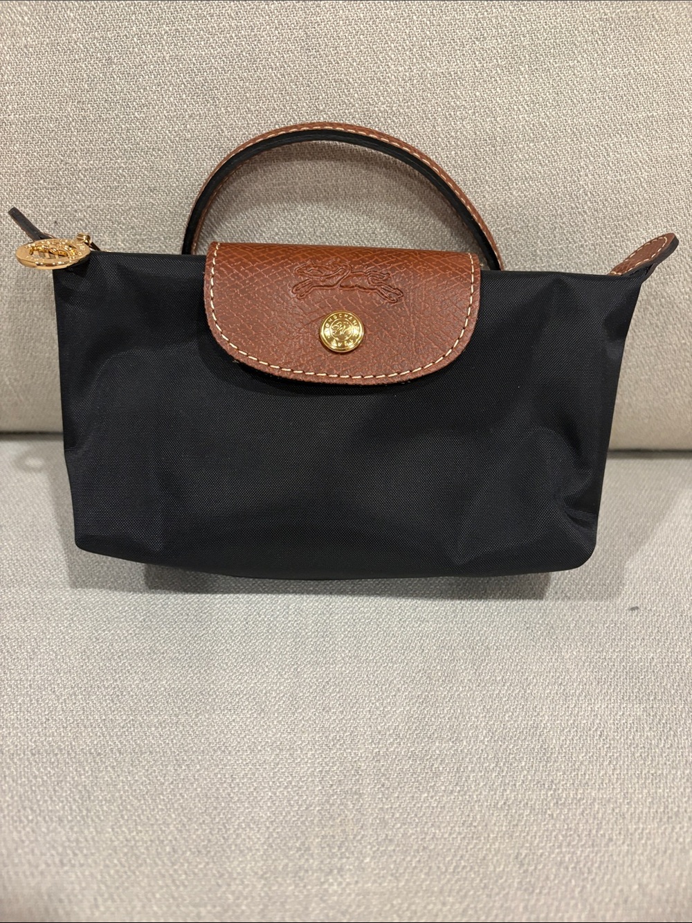 Longchamp Le Pliage Original Pouch with Handle